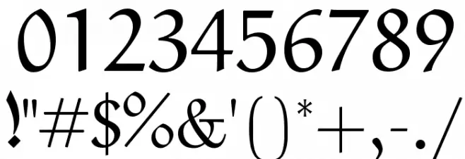 Aref Ruqaa Regular Font OTHER CHARS