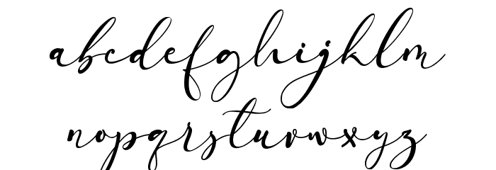 Arellia Font LOWERCASE
