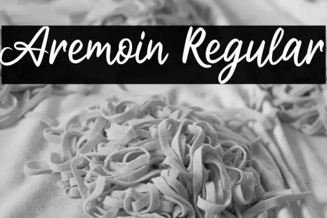 Aremoin Regular Font examples