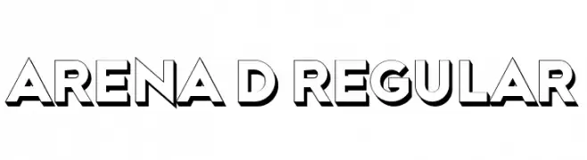 Arena 3D Regular  Frei Schriftart Herunterladen