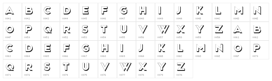 Arena 3D Regular Character Map