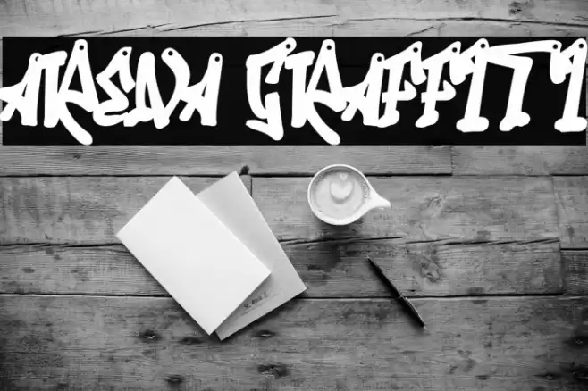 Arena Graffiti Font examples