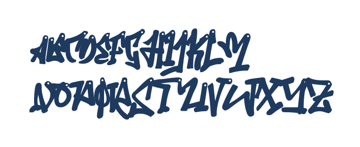 Arena Graffiti Lowercase