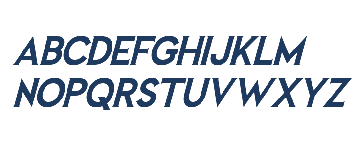 Arena Of God Italic Uppercase