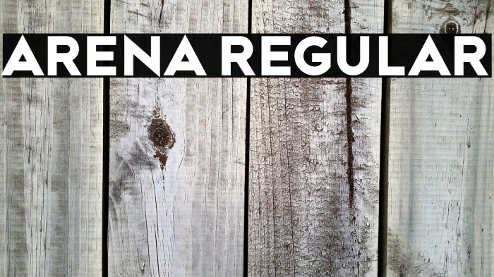 Arena Regular Example 2