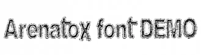Arenatox font DEMO  フリーフォントのダウンロード
