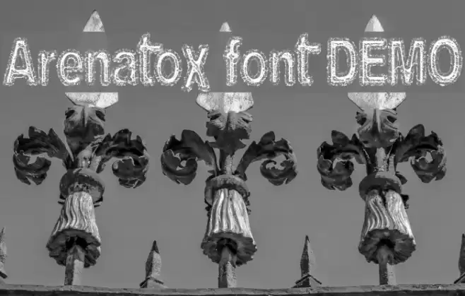 Arenatox font DEMO خط examples