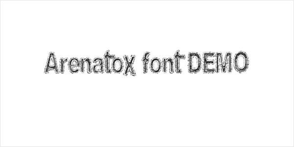 Arenatox font DEMO Logo