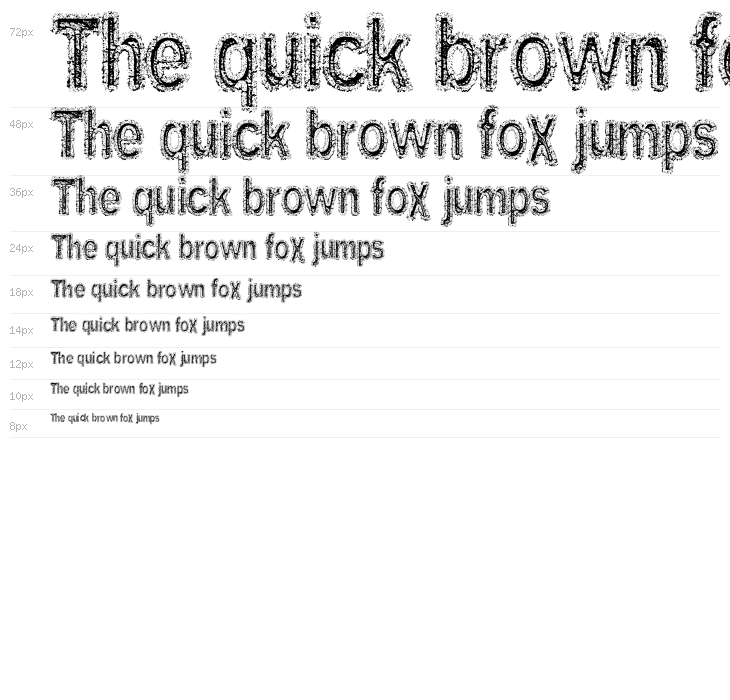 Arenatox font DEMO Waterfall