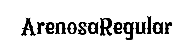 Arenosa Regular  フリーフォントのダウンロード