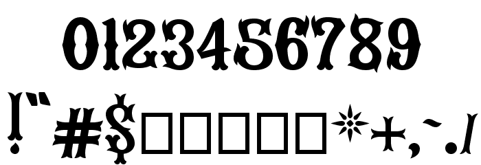 Arenosa Regular Font OTHER CHARS