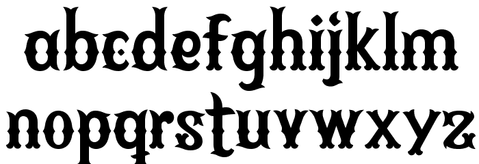Arenosa Regular Font LOWERCASE