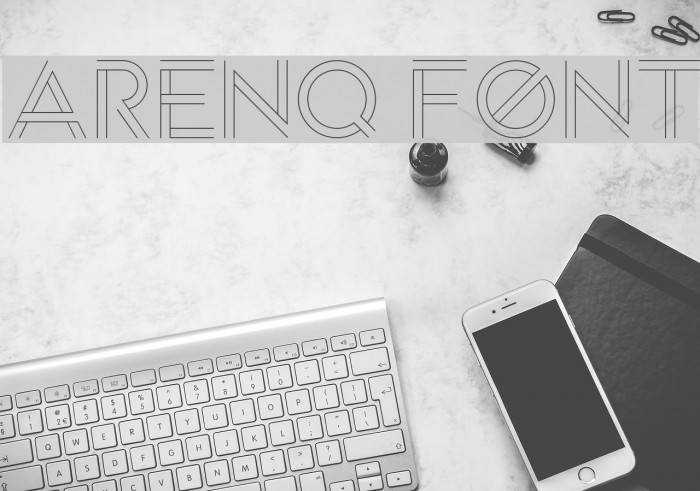 Arenq Font examples