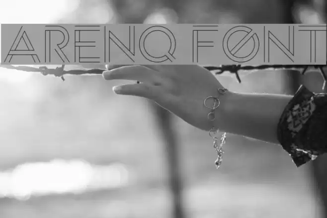 Arenq Font examples