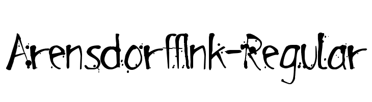 ArensdorffInk-Regular  नि: शुल्क फ़ॉन्ट्स डाउनलोड