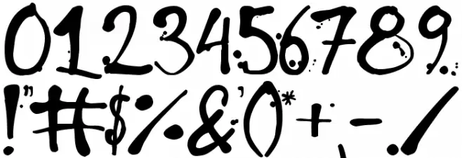 ArensdorffInk-Regular Font OTHER CHARS