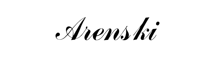 Arenski Font