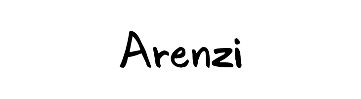 Arenzi  नि: शुल्क फ़ॉन्ट्स डाउनलोड