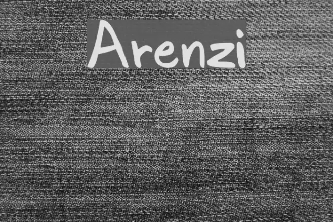 Arenzi Font examples