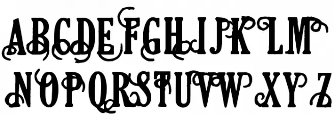 Areson 字体 大写