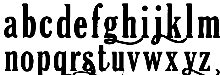 Areson Font LOWERCASE