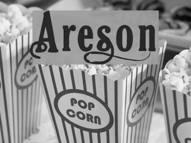 Areson Шрифта examples