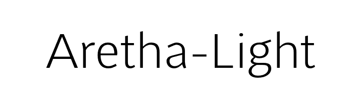 Aretha-Light  font caratteri gratis