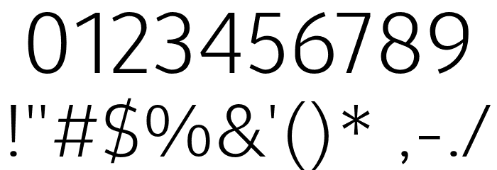 Aretha-Light Font OTHER CHARS