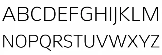 Aretha-Light 字体 大写