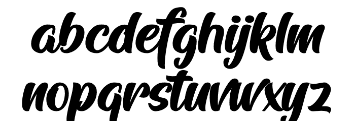 Arfelick Feather Font LOWERCASE
