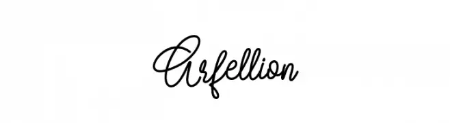 Arfellion  免费字体下载