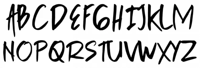 Arfindes Orthem Demo Regular Schriftart Groß