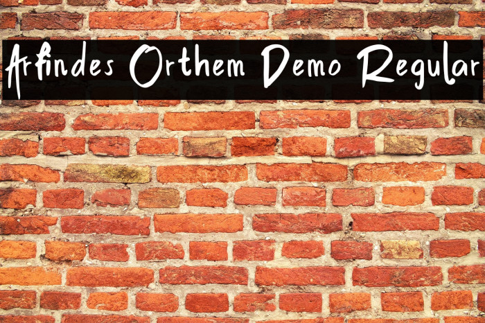 Arfindes Orthem Demo Regular Example 1
