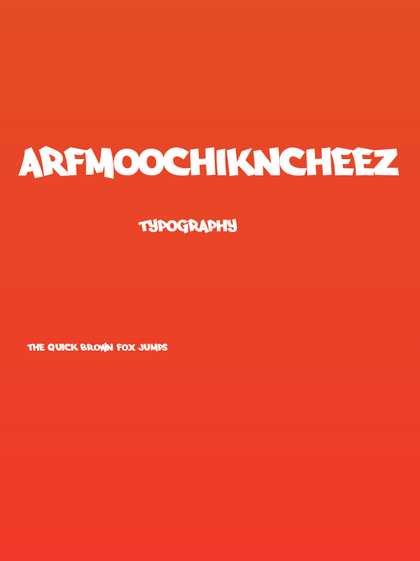 Arfmoochikncheez Poster