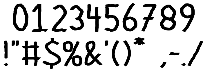 Argaila Regular Font OTHER CHARS