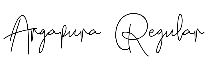 Argapura Regular  Frei Schriftart Herunterladen