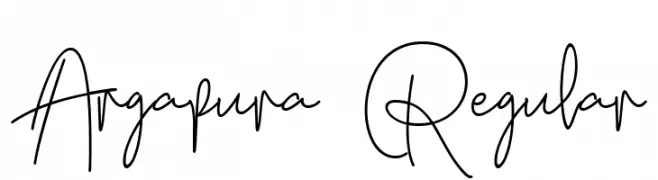Argapura Regular  Frei Schriftart Herunterladen