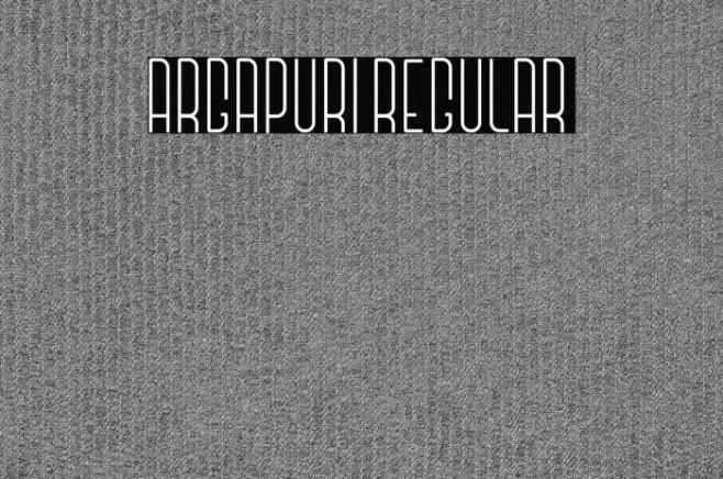 Argapuri Regular Example 1