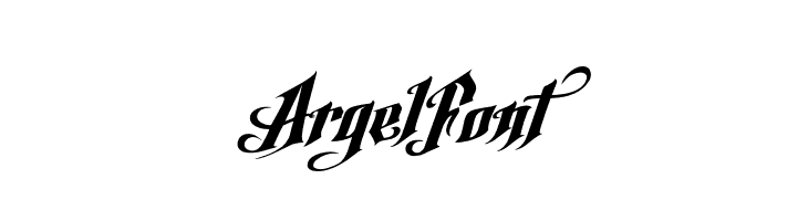 Argel Font Fonte