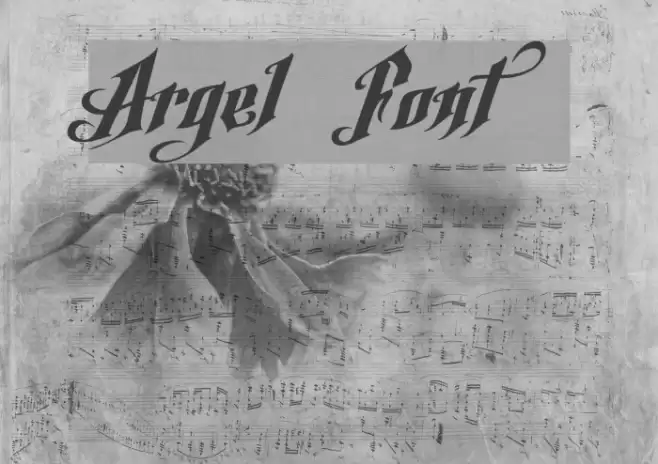 Argel Font Font examples