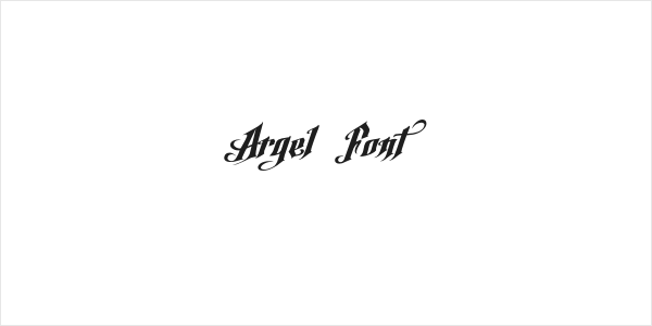 Argel Font Logo