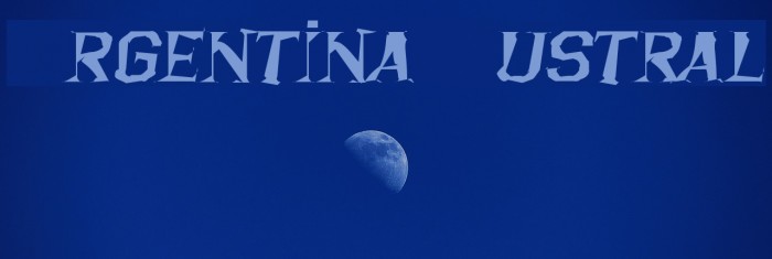 Argentina Austral Font examples