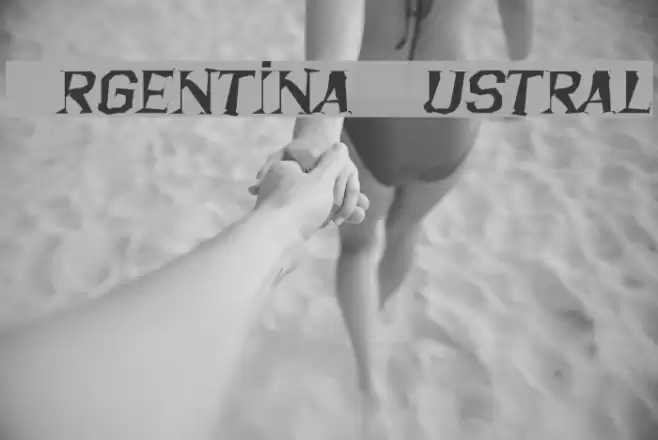 Argentina Austral Font examples