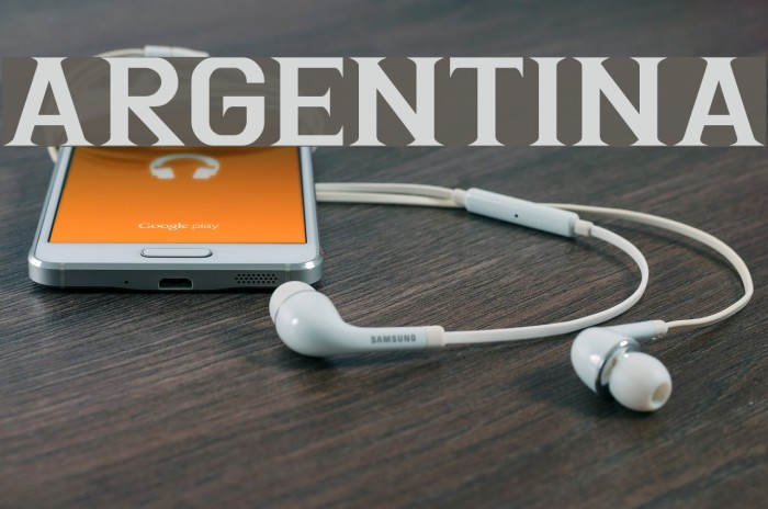 Argentina Font examples