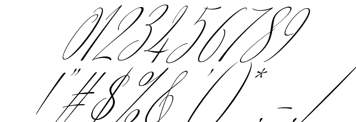 ArgentinaScript-Italic Font OTHER CHARS