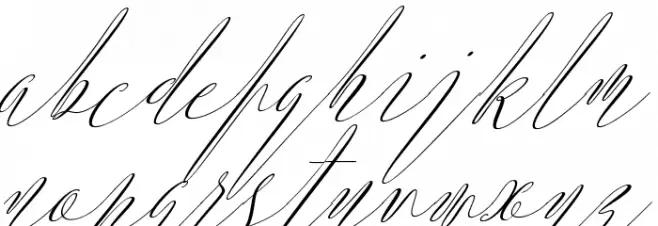 ArgentinaScript-Italic Schriftart Kleinbuchstaben