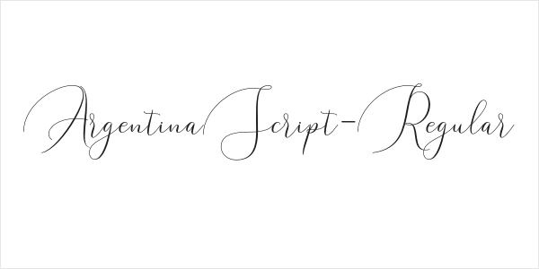 ArgentinaScript-Regular Logo