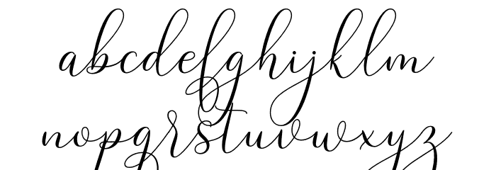 ArgentinaScript-Regular Font LOWERCASE