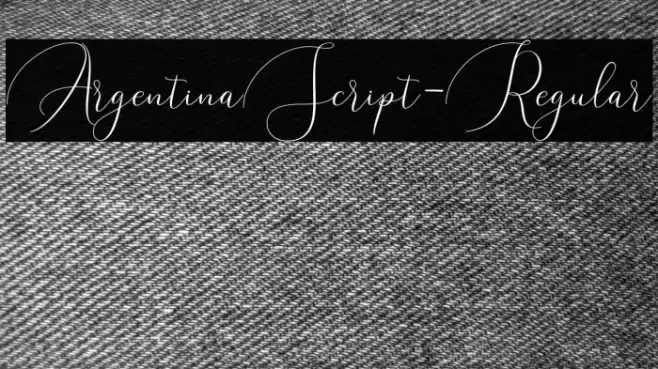ArgentinaScript-Regular Font examples