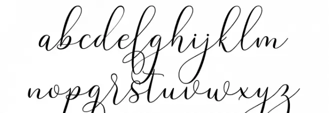 ArgentinaScript-Regular Font LOWERCASE